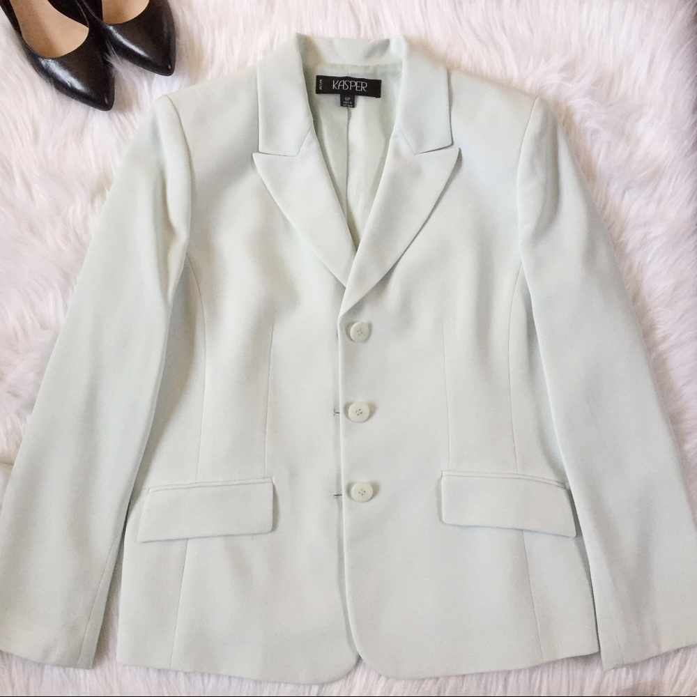 KASPER MINT GREEN SUIT